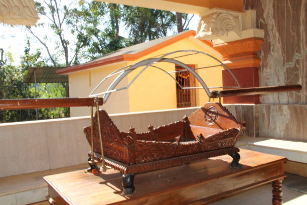 Traditional village scene representing dharapathi leadership and community unity