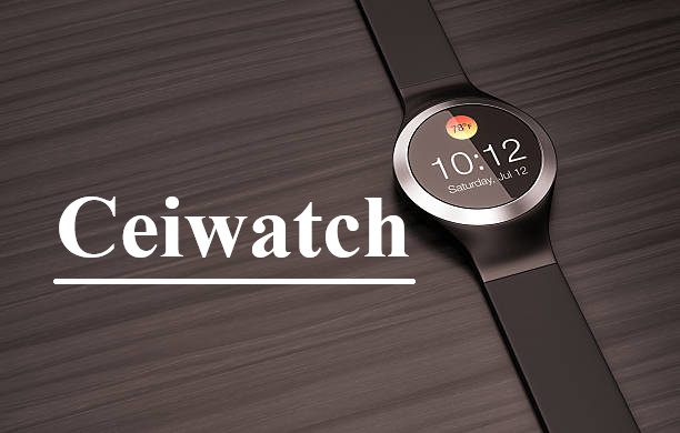 Stylish ceiwatch smartwatch on wrist showing fitness tracking and notification features in modern lifestyle setting