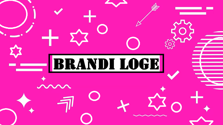 brandi loge branding strategy workspace with laptop and design notes
