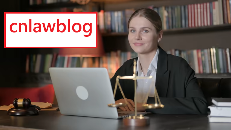 cnlawblog homepage showing legal articles categories and helpful guides