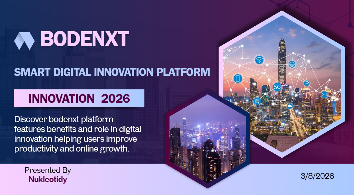 bodenxt digital platform technology innovation concept
